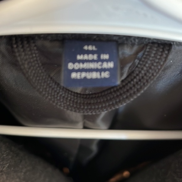 Men’s wool & cashmere Hathaway Platinum black coat - Picture 2 of 10